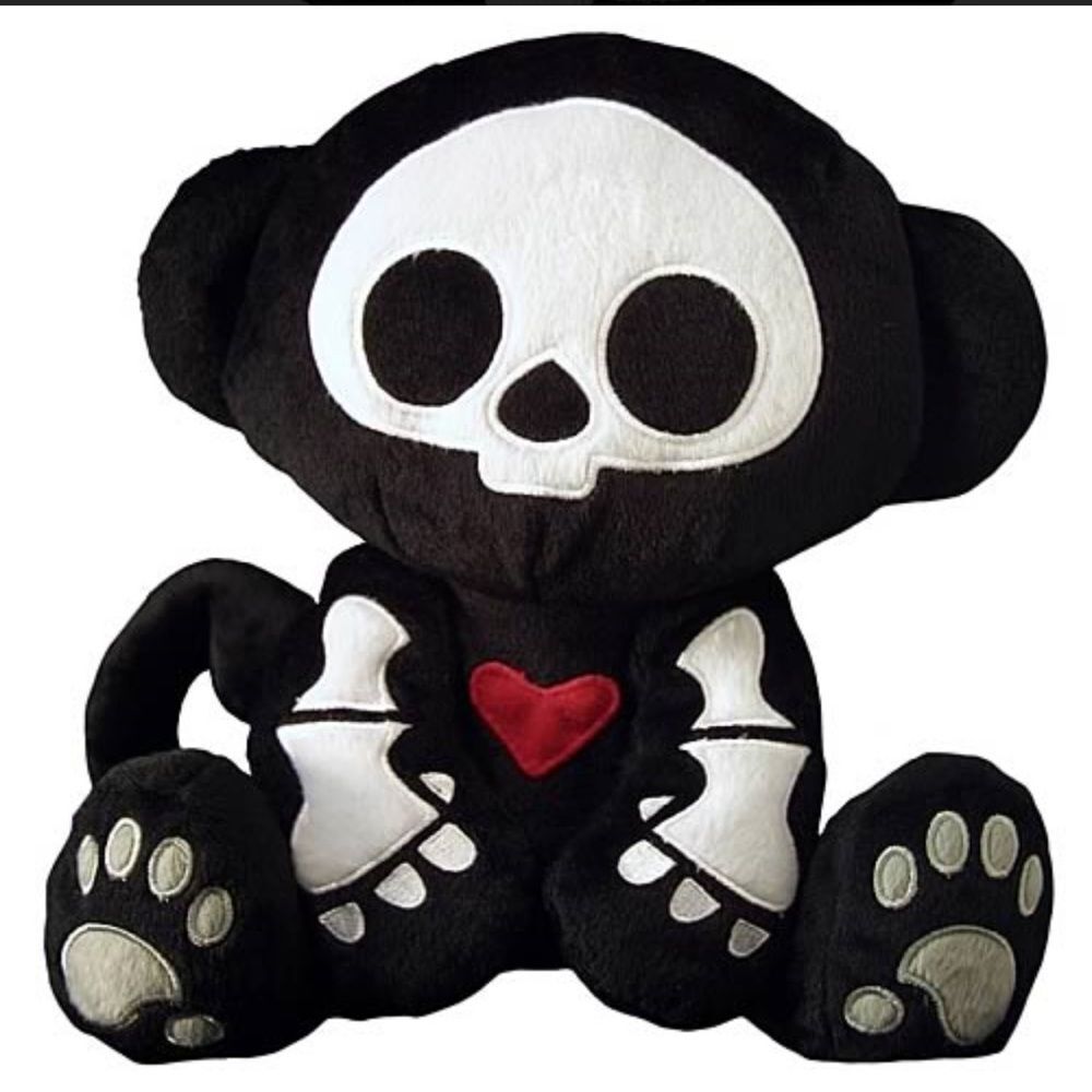 Rare Skelanimal Marcy The Monkey 8” Collectible Plush Doll